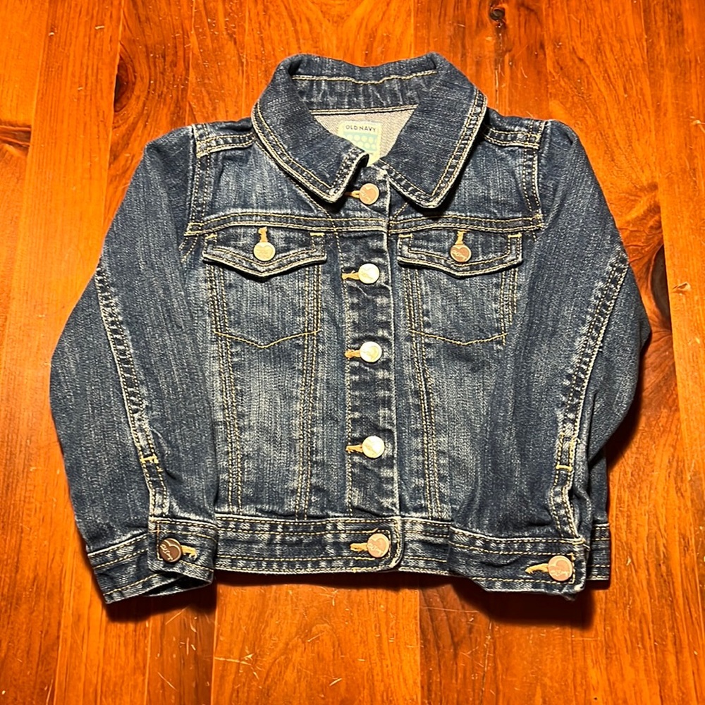 Old Navy Toddler Size 2T Denim Blue Jean Jacket